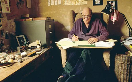 Roald Dahl và “túp lều viết lách”